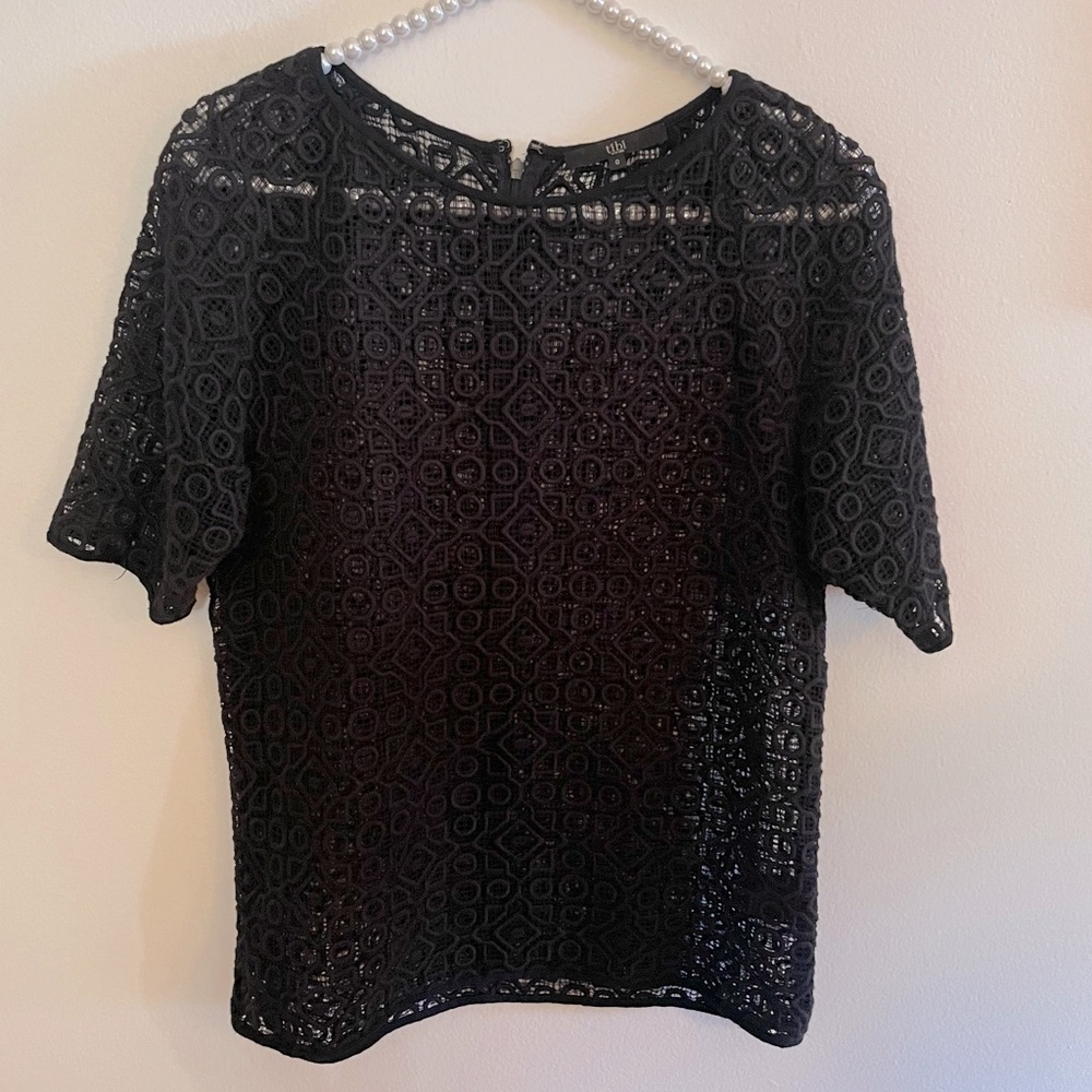 Tibi New York unlined lace top